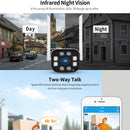 SriHome SH031 3.0 Million Pixels 1296P HD IP Camera, Support Two Way Talk / Motion Detection / Night Vision / TF Card, UK Plug