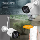 SriHome SH035 3.0 Million Pixels 1296P HD IP Camera, Support Two Way Audio / Motion Detection / Humanoid Detection / Full-color Night Vision / TF Card, EU Plug
