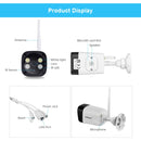 SriHome SH035 3.0 Million Pixels 1296P HD IP Camera, Support Two Way Audio / Motion Detection / Humanoid Detection / Full-color Night Vision / TF Card, EU Plug