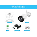 SriHome SH035 3.0 Million Pixels 1296P HD IP Camera, Support Two Way Audio / Motion Detection / Humanoid Detection / Full-color Night Vision / TF Card, UK Plug