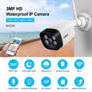 SriHome SH035 3.0 Million Pixels 1296P HD IP Camera, Support Two Way Audio / Motion Detection / Humanoid Detection / Full-color Night Vision / TF Card, EU Plug