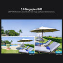 SriHome SH035 3.0 Million Pixels 1296P HD IP Camera, Support Two Way Audio / Motion Detection / Humanoid Detection / Full-color Night Vision / TF Card, EU Plug