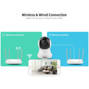 SriHome SH020 3.0 Million Pixels 1296P HD AI IP Camera, Support Two Way Talk / Auto Tracking / Humanoid Detection / Night Vision / TF Card, US Plug