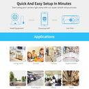 SriHome SH020 3.0 Million Pixels 1296P HD AI IP Camera, Support Two Way Talk / Auto Tracking / Humanoid Detection / Night Vision / TF Card, EU Plug
