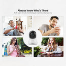 SriHome SH020 3.0 Million Pixels 1296P HD AI IP Camera, Support Two Way Talk / Auto Tracking / Humanoid Detection / Night Vision / TF Card, US Plug
