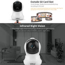 SriHome SH020 3.0 Million Pixels 1296P HD AI IP Camera, Support Two Way Talk / Auto Tracking / Humanoid Detection / Night Vision / TF Card, EU Plug