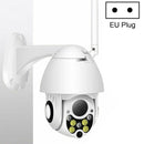Wireless Surveillance Camera HD PTZ Home Security Outdoor Waterproof Network Dome Camera, Support Night Vision & Motion Detection & TF Card, EU Plug