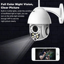 Wireless Surveillance Camera HD PTZ Home Security Outdoor Waterproof Network Dome Camera, Support Night Vision & Motion Detection & TF Card, AU Plug