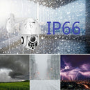 Wireless Surveillance Camera HD PTZ Home Security Outdoor Waterproof Network Dome Camera, Support Night Vision & Motion Detection & TF Card, AU Plug