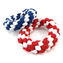 Braided Cotton Rope Training Biting Interactive Teeth Cleaning Chews Toy, Size: 10.5 x 3.0m, Random Color Delivery