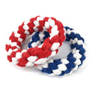 Braided Cotton Rope Training Biting Interactive Teeth Cleaning Chews Toy, Size: 10.5 x 3.0m, Random Color Delivery
