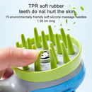 Pet Shower Shower Brush with Non-slip Handle Nozzle(Blue)