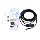 2 in 1 Micro USB & USB Endoscope Waterproof Snake Tube Inspection Camera with 6 LED for OTG Android Phone, Lens Diameter: 7mm Length: 5m