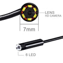 2 in 1 Micro USB & USB Endoscope Waterproof Snake Tube Inspection Camera with 6 LED for OTG Android Phone, Lens Diameter: 7mm Length: 5m