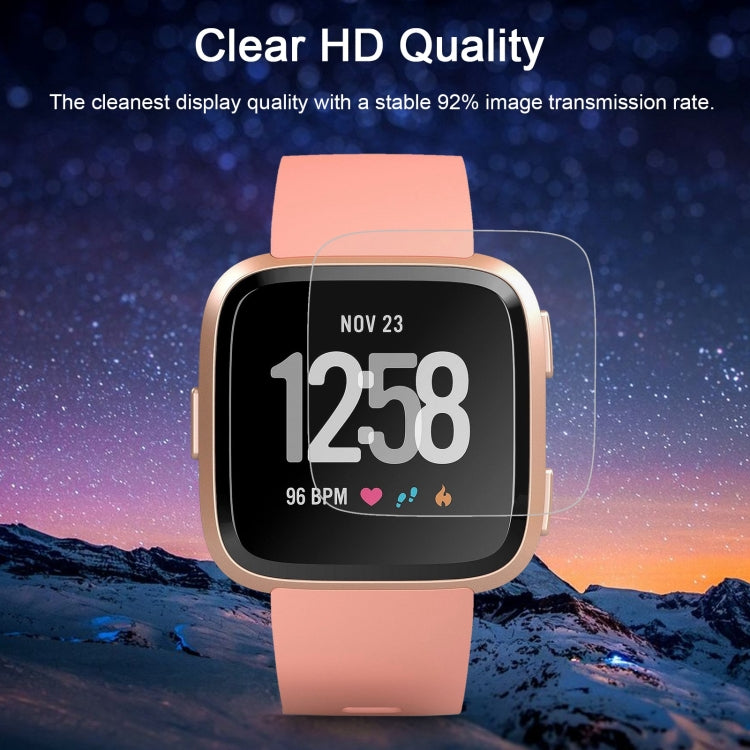 ENKAY Hat-Prince for Fitbit Versa 0.2mm 9H Surface Hardness 2.15D Curved Edge Tempered Glass Screen Protector