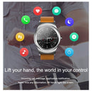 SMA-Round 1.28 inch Color Touch Screen Bluetooth Steel Strap Smart Watch, Waterproof, Support Voice Control / Heart Rate Monitor / Sleep Monitor / Bluetooth Camera, Compatible with Android and iOS System