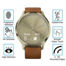 2 PCS ENKAY Hat-Prince for Garmin Vivomove HR Smart Watch 0.2mm 9H Surface Hardness 2.15D Explosion-proof Tempered Glass Screen Film