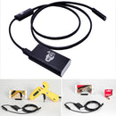 1.0MP HD Camera 30m Wireless Distance Metal WiFi Box Waterproof IPX67 Endoscope Snake Tube Inspection Camera with 6 LED for Android & iOS, Length: 1m, Lens Diameter: 9mm(Black)