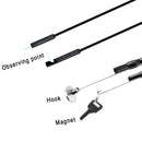 1.0MP HD Camera 30m Wireless Distance Metal WiFi Box Waterproof IPX67 Endoscope Snake Tube Inspection Camera with 6 LED for Android & iOS, Length: 2m, Lens Diameter: 9mm(Black)