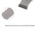 Mijobs Milan CS Metal Magnetic Watch Band for Xiaomi Mi Band 3 & 4 & 5 & 6, Host not Include(Rose Gold)