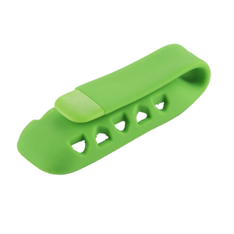 For Fitbit One Smart Watch Clip Style Silicone Case, Size: 6x2.2x1.5cm(Green)