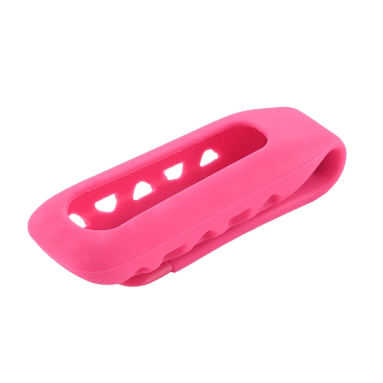 For Fitbit One Smart Watch Clip Style Silicone Case, Size: 6x2.2x1.5cm(Magenta)