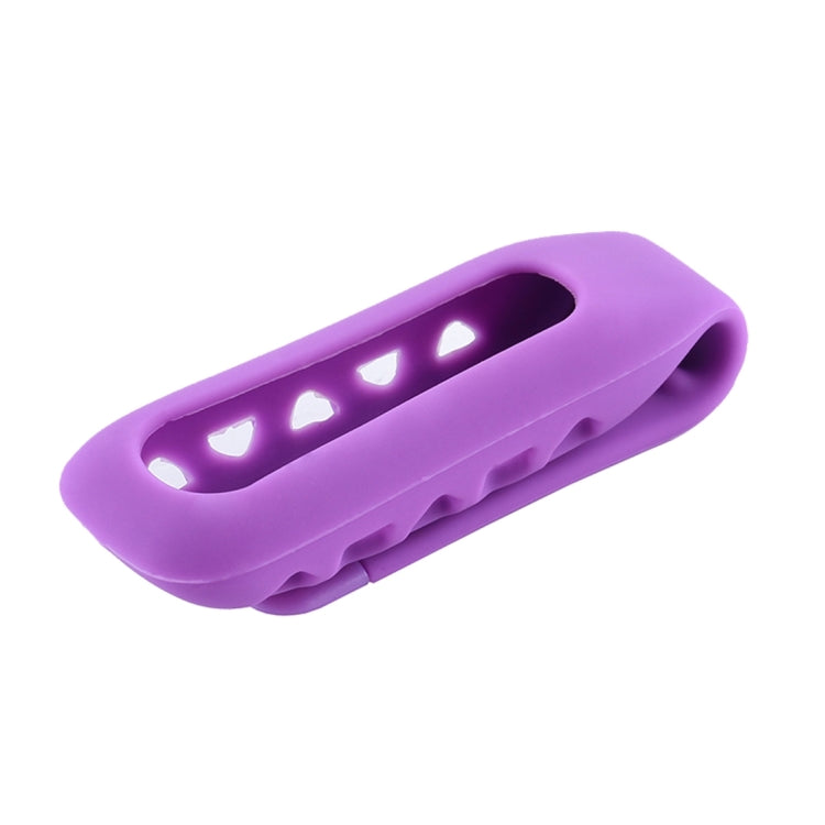 For Fitbit One Smart Watch Clip Style Silicone Case, Size: 6x2.2x1.5cm(Purple)