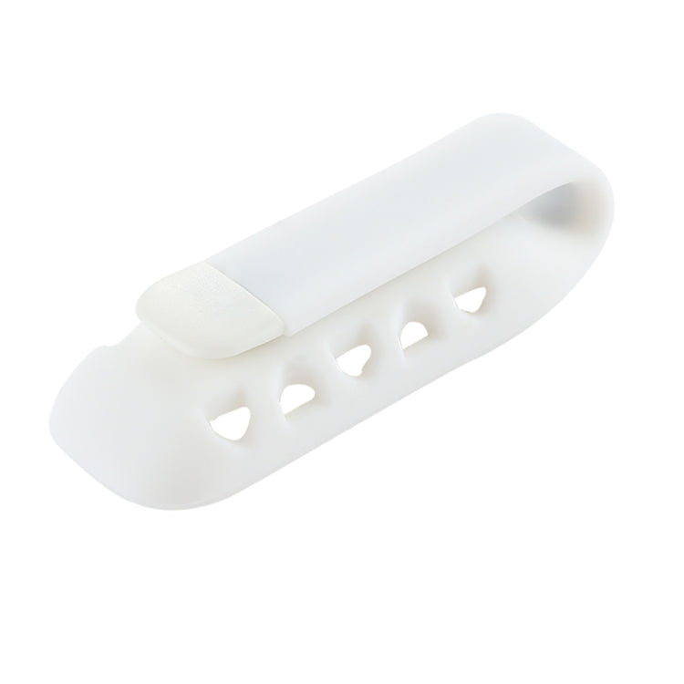For Fitbit One Smart Watch Clip Style Silicone Case, Size: 6x2.2x1.5cm(White)