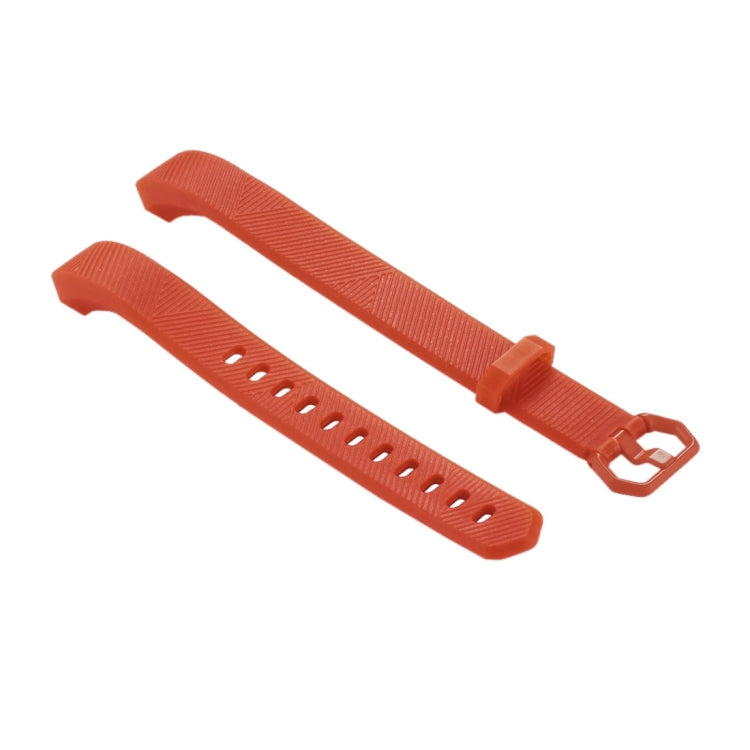 For Fitbit Alta Smart Watch Silicone Watchband, Length: about 23.8cm(Red)
