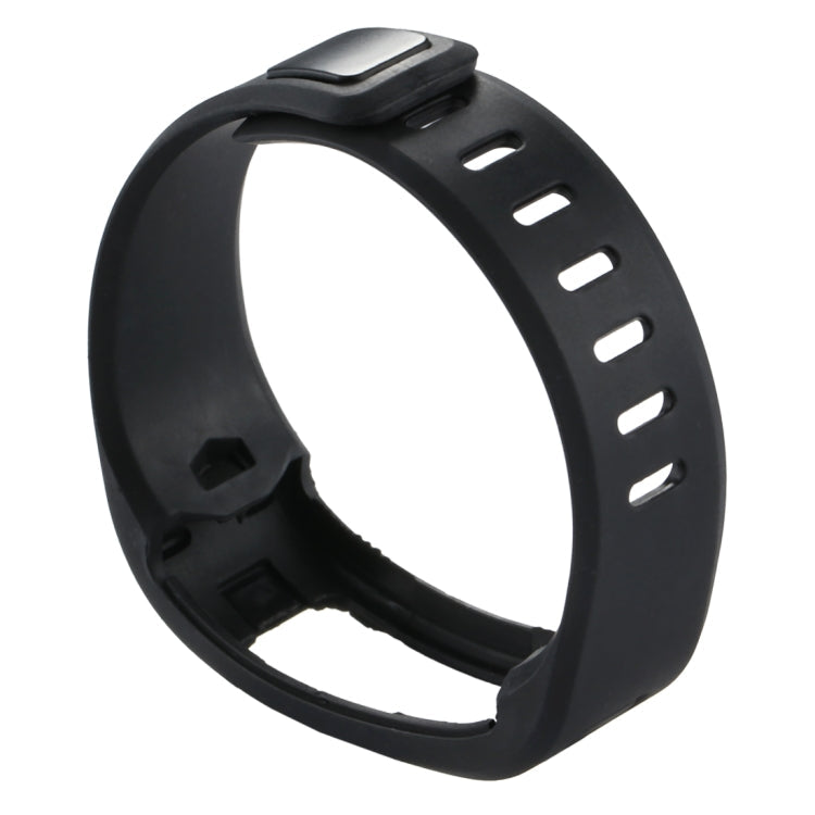 For Garmin Vivofit 1 Smart Watch Silicone Watch Band, Length: about 21cm(Black)
