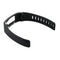 For Garmin Vivofit 1 Smart Watch Silicone Watch Band, Length: about 21cm(Black)