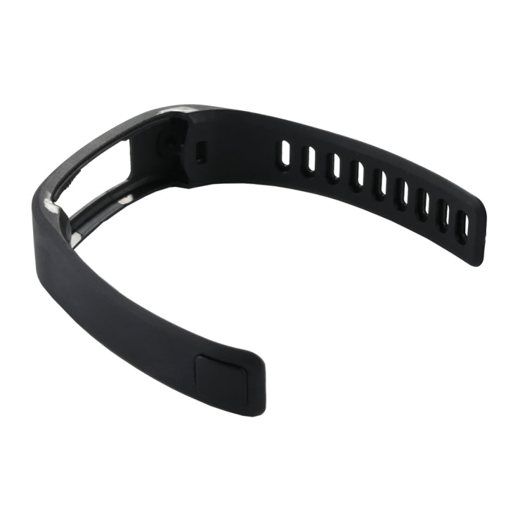 For Garmin Vivofit 1 Smart Watch Silicone Watch Band, Length: about 21cm(Black)
