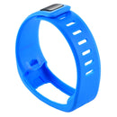For Garmin Vivofit 1 Smart Watch Silicone Watch Band, Length: about 21cm(Blue)