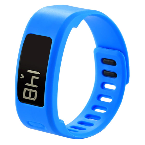 For Garmin Vivofit 1 Smart Watch Silicone Watch Band, Length: about 21cm(Blue)