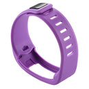 For Garmin Vivofit 1 Smart Watch Silicone Watch Band, Length: about 21cm(Purple)