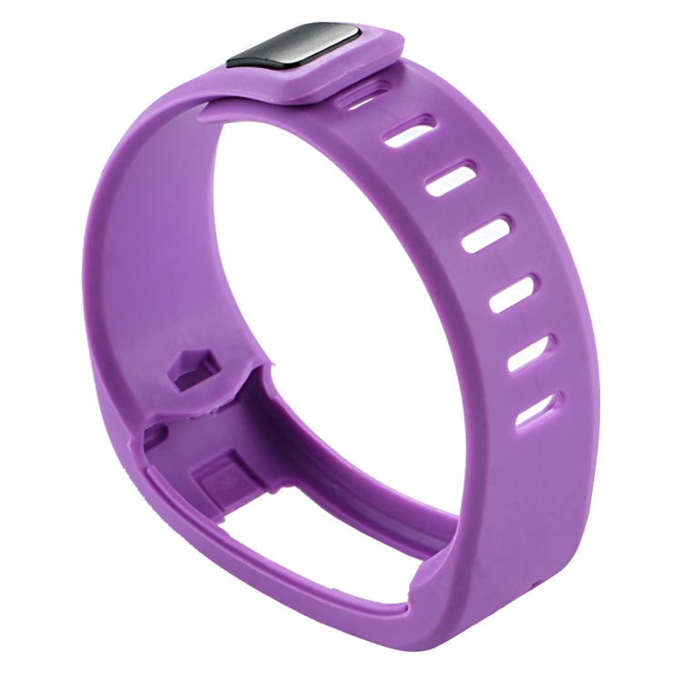 For Garmin Vivofit 1 Smart Watch Silicone Watch Band, Length: about 21cm(Purple)