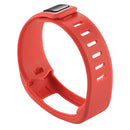 For Garmin Vivofit 1 Smart Watch Silicone Watch Band, Length: about 21cm(Red)