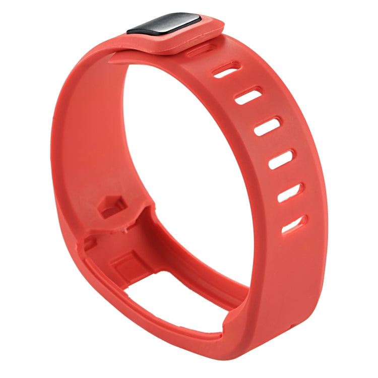 For Garmin Vivofit 1 Smart Watch Silicone Watch Band, Length: about 21cm(Red)