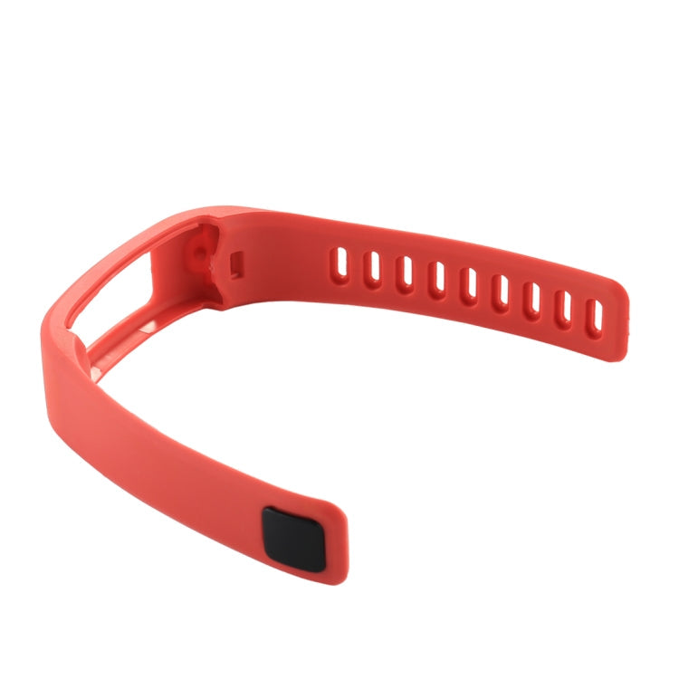 For Garmin Vivofit 1 Smart Watch Silicone Watch Band, Length: about 21cm(Red)