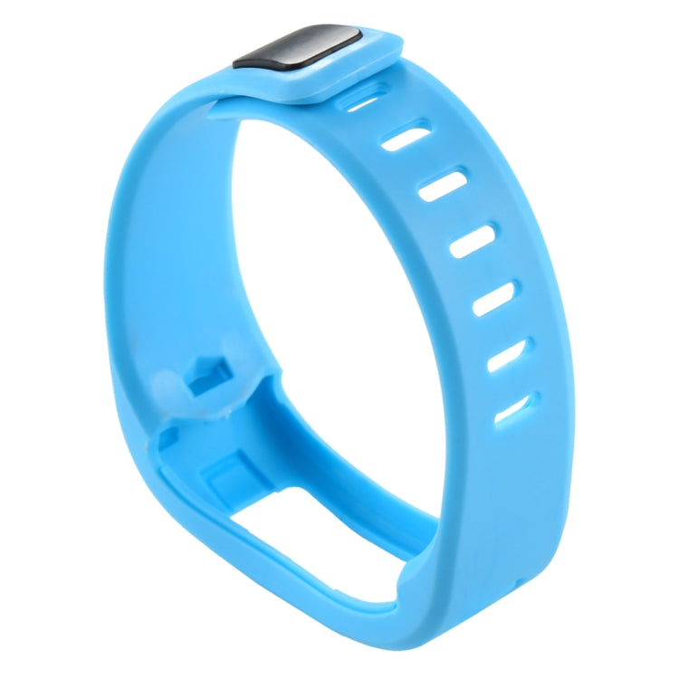 For Garmin Vivofit 1 Smart Watch Silicone Watch Band, Length: about 21cm(Baby Blue)