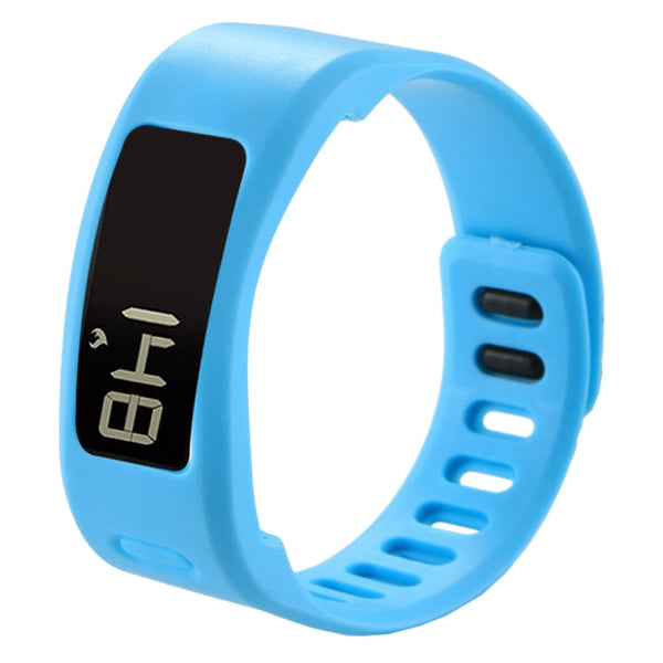 For Garmin Vivofit 1 Smart Watch Silicone Watch Band, Length: about 21cm(Baby Blue)