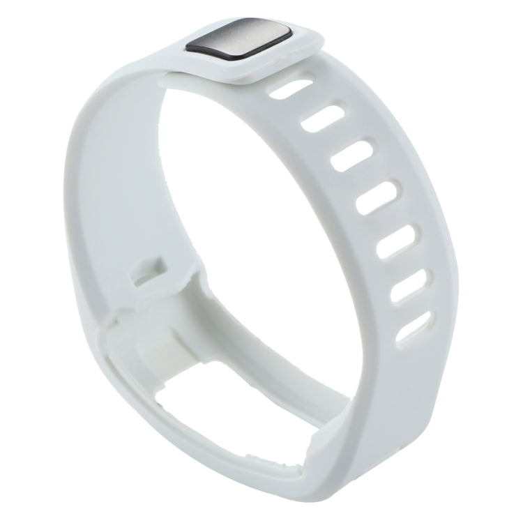 For Garmin Vivofit 1 Smart Watch Silicone Watch Band, Length: about 21cm(White)
