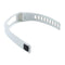 For Garmin Vivofit 1 Smart Watch Silicone Watch Band, Length: about 21cm(White)