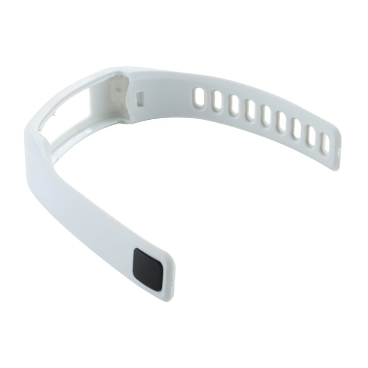 For Garmin Vivofit 1 Smart Watch Silicone Watch Band, Length: about 21cm(White)
