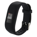 For Garmin Vivofit 3 Smart Watch Silicone Watch Band, Length: about 24.2cm(Black)
