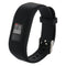 For Garmin Vivofit 3 Smart Watch Silicone Watch Band, Length: about 24.2cm(Black)