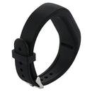 For Garmin Vivofit 3 Smart Watch Silicone Watch Band, Length: about 24.2cm(Black)