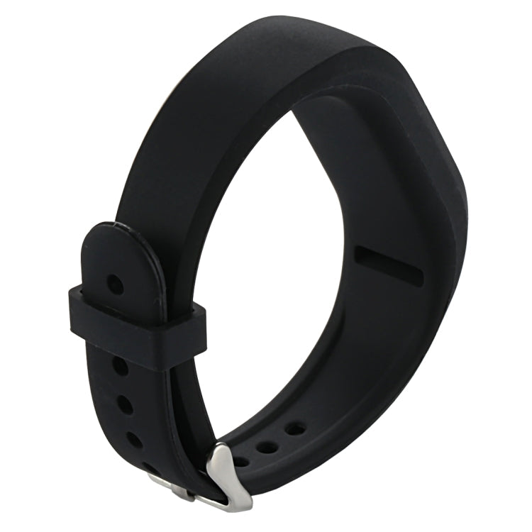 For Garmin Vivofit 3 Smart Watch Silicone Watch Band, Length: about 24.2cm(Black)