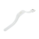 For Garmin Vivofit 3 Smart Watch Silicone Watch Band, Length: about 24.2cm(White)