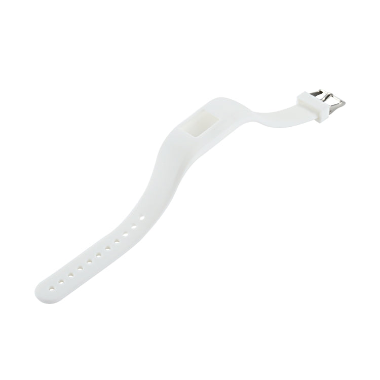 For Garmin Vivofit 3 Smart Watch Silicone Watch Band, Length: about 24.2cm(White)